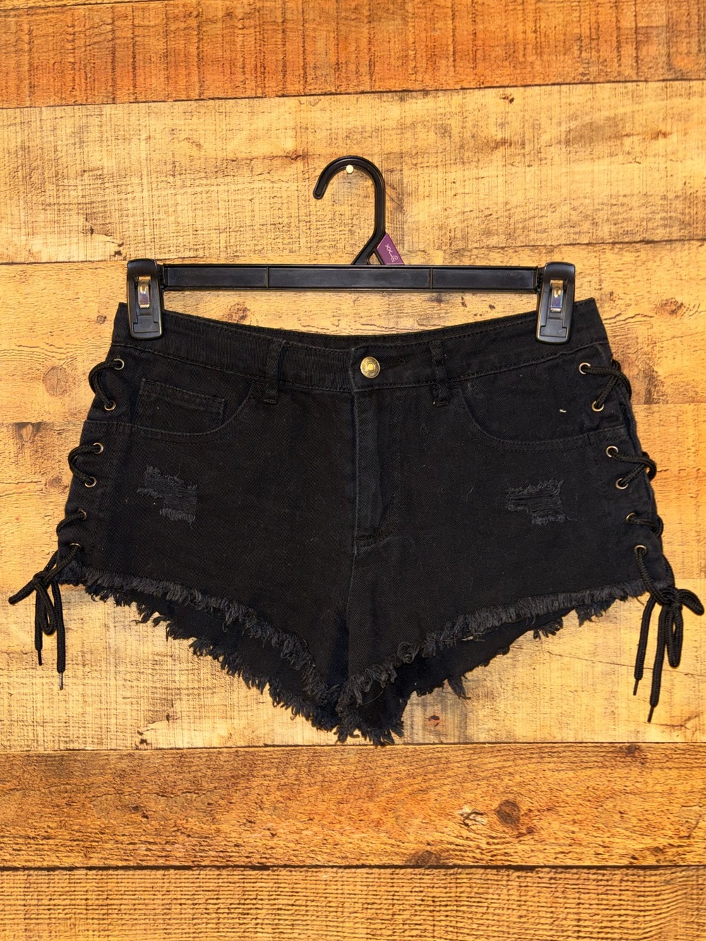 Forever 21 Lace Up Shorts
